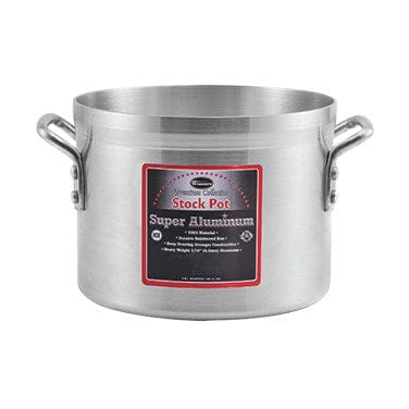 Winco Smallwares Each Winco AXS-50 Professional 50 Quart Super Aluminum Stock Pot | Denson CFE