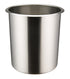 Winco Smallwares Each Winco BAM-3.5 3-1/2 Quart Bain Marie Stainless Steel Round with Mirror Finish | Denson CFE