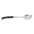 Winco Smallwares Each Winco BHPP-11 11 Inch Perforated Basting Spoon with Stop Hook and Black Polypropylene Handle | Denson CFE