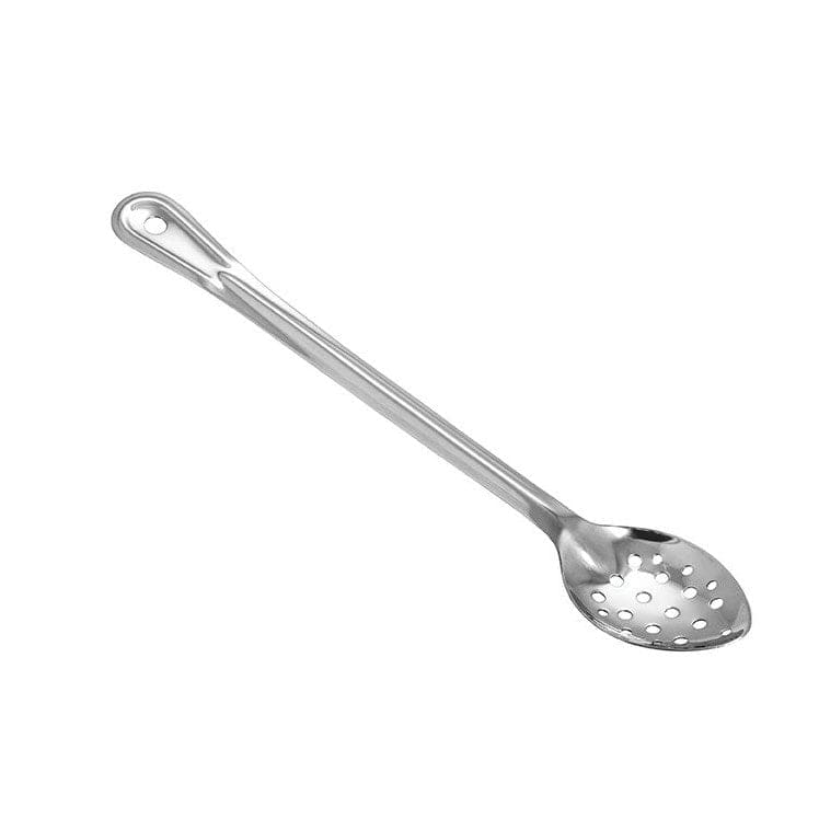 Winco Smallwares Each Winco BSPT-15 15" Standard Duty Perforated Stainless Steel Basting Spoon | Denson CFE