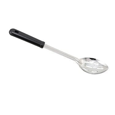 Winco Smallwares Each Winco BSSB-13 13" Slotted Basting Spoon with Black Bakelite Handle | Denson CFE