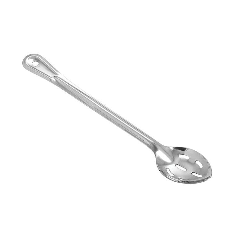 Winco Smallwares Each Winco BSST-15H 15 Inch Slotted Basting Spoon 1.5 Millimetre Stainless Steel | Denson CFE