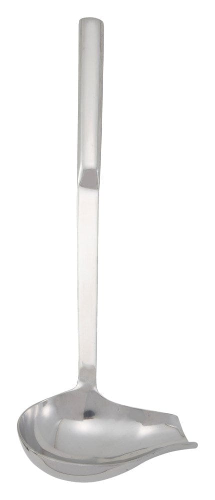 Winco Smallwares Each Winco BW-SP2 2 Ounce Spout Ladle with Hollow Handle Stainless Steel | Denson CFE