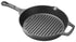 Winco Smallwares Each Winco CAGP-10R FireIron Pre-Seasoned Round Cast Iron Grill Pan 10-1/4 Inch Diameter 1-3/4 Inch Height | Denson CFE