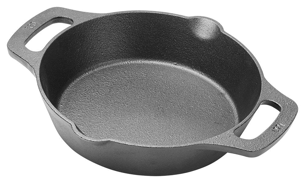 Winco Smallwares Each Winco CASD-8 FireIron Cast Iron Skillet with Dual Loop Handles 8 Inch Pre-Seasoned | Denson CFE