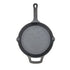 Winco Smallwares Each Winco CAST-10 Pre-Seasoned 10 Inch Cast Iron Skillet with Helper Handle Induction Ready | Denson CFE