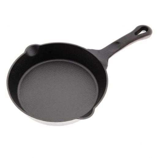 Winco Smallwares Each Winco CAST 6 FireIron 6 Inch Pre Seasoned Cast Iron Skillet Round Induction Ready | Denson CFE