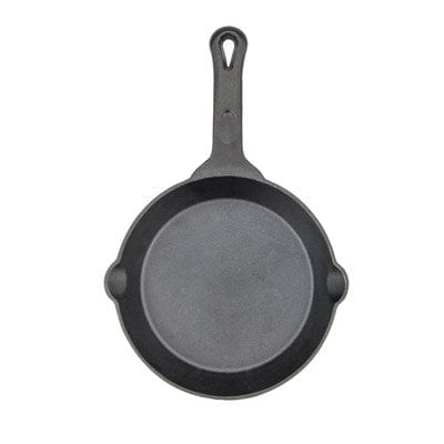 Winco Smallwares Each Winco CAST-8 FireIron 8 Inch Pre-Seasoned Cast Iron Skillet Induction Ready | Denson CFE