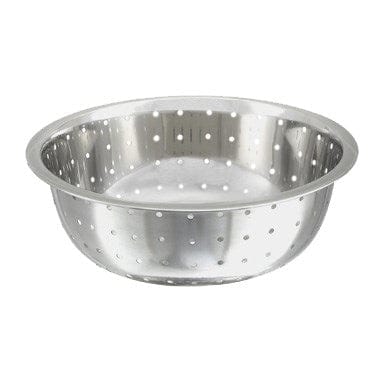 Winco Smallwares Each Winco CCOD-11L Stainless Steel Chinese Colander 11 Inch with 5mm Holes | Denson CFE
