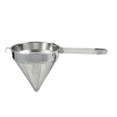 Winco Smallwares Each Winco CCS10C 10 Inch Coarse China Cap Strainer for Stocks and Bisques | Denson CFE