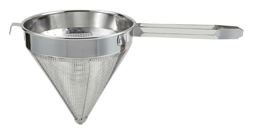 Winco Smallwares Each Winco CCS8C 8 Inch Coarse China Cap Strainer Made from Durable Stainless Steel | Denson CFE