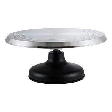 Winco Smallwares Each Winco CKSR-12 Decorating Cake Stand Revolving 12 Inch Turntable with Cast Iron Base | Denson CFE