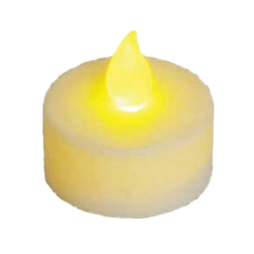 Winco Smallwares Each Winco CLG-3Y - Glass Flameless Tealight Candle
