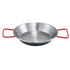 Winco Smallwares Each Winco CSPP-7 7-7/8 Inch Polished Carbon Steel Paella Pan with Riveted Handles | Denson CFE