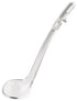 Winco Smallwares Each Winco CVLD-8C Curv 8.5 Inch Ladle 0.75 Ounce Clear Polycarbonate | Denson CFE