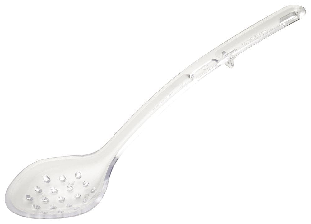 Winco Smallwares Each Winco CVPS-13C Clear Polycarbonate Perforated Serving Spoon 13 Inch | Denson CFE