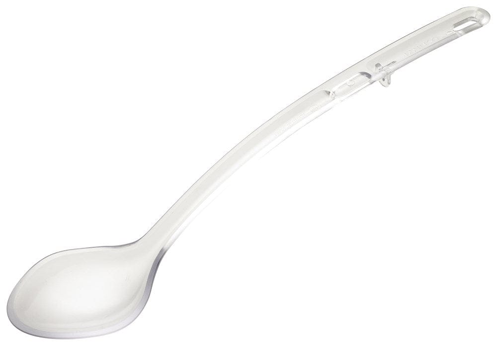 Winco Smallwares Each Winco CVSS-15C Curv 15 Inch Clear Polycarbonate Serving Spoon | Denson CFE