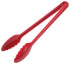 Winco Smallwares Each Winco CVST-12R Curv Red Polycarbonate 12 Inch Serving Tongs Heat Resistant | Denson CFE