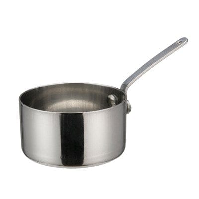 Winco Smallwares Each Winco DCWA-103S Mini Sauce Pan Stainless Steel 7 Ounce | Denson CFE