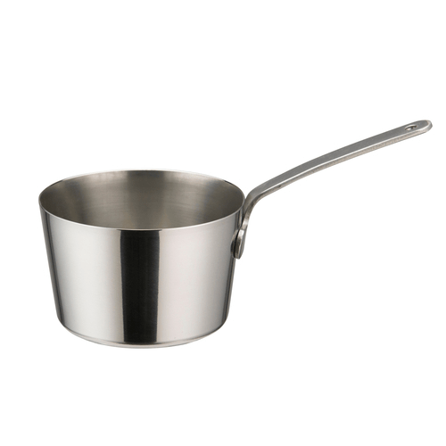 Winco Smallwares Each Winco DCWB-102S Mini Taper Sauce Pan 9 Ounce Stainless Steel 3-3/8" Diameter | Denson CFE