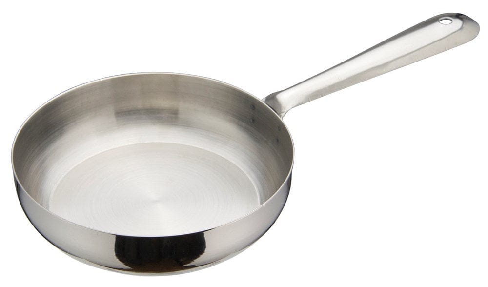 Winco Smallwares Each Winco DCWC-103S Mini Fry Pan 5 Inch Stainless Steel | Denson CFE
