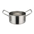 Winco Smallwares Each Winco DCWE-102S Mini Casserole 7 oz Stainless Steel Round 3-1/8 inch Diameter x 1-3/4 inch Height | Denson CFE