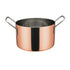 Winco Smallwares Each Winco DCWE-205C Copper Plated Mini Casserole 28 oz Round 4-3/4 Inch | Denson CFE