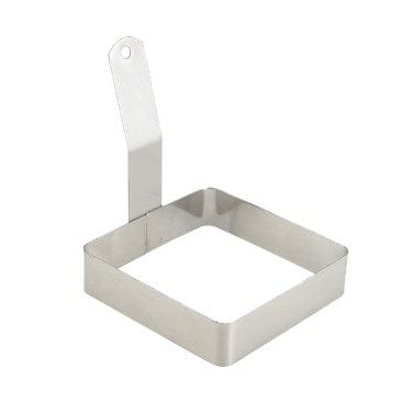 Winco Smallwares Each Winco EGRS-44 Square Stainless Steel Egg Ring 4 Inch | Denson CFE