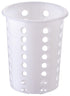 Winco Smallwares Each Winco FC-PL Flatware Cylinder, Perforated Plastic, 4" Diameter Insert | Denson CFE