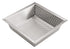 Winco Smallwares Each Winco FDS-1010 Stainless Steel Floor Drain Strainer 10x10 | Denson CFE