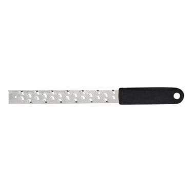 Winco Smallwares Each Winco GT-103 Grater with Soft Grip Handle Medium Coarse Blade Black | Denson CFE