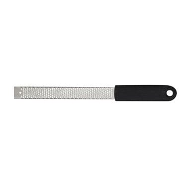 Winco Smallwares Each Winco GT-105 Grater with Soft Grip Handle Fine Blade 13.2 Inch Black Dishwasher Safe | Denson CFE