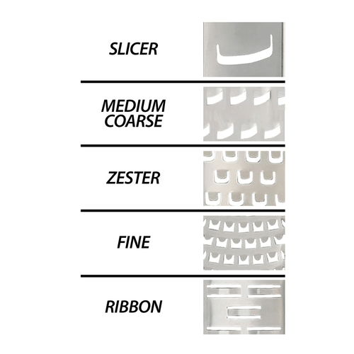 Winco Smallwares Each Winco GT106 Ribbon Blade Grater with Soft Grip Handle 13 Inch | Denson CFE