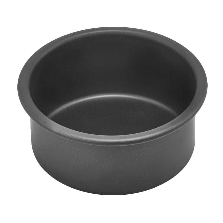 Winco Smallwares Each Winco HAC-042 Round Cake Pan 4 Inch Anodized Aluminum 2 Inch Deep | Denson CFE