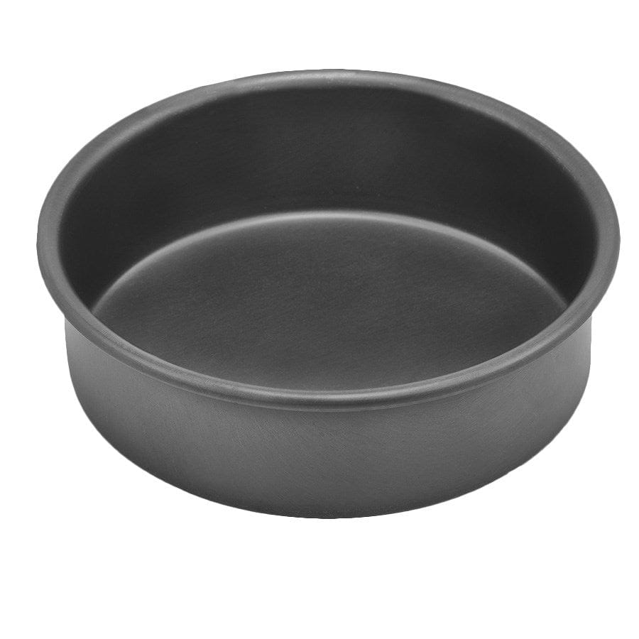 Winco Smallwares Each Winco HAC-062 Anodized Aluminum 6 Inch Round Cake Pan 2 Inch Deep | Denson CFE