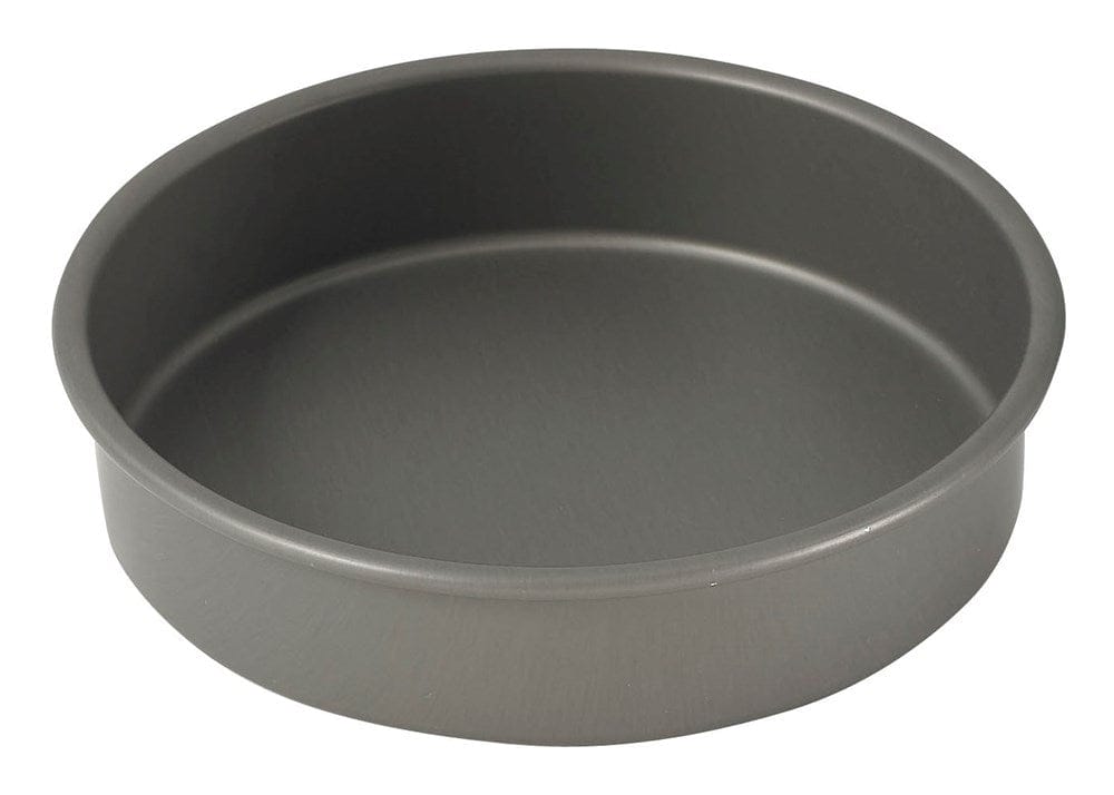 Winco Smallwares Each Winco HAC-082 8 Inch Round Cake Pan Anodized Aluminum 2 Inches Deep | Denson CFE