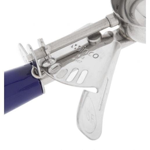 Winco Smallwares Each Winco ICD-40 Stainless Steel Ice Cream Disher Size 40 with Comfortable Purple Handle | Denson CFE