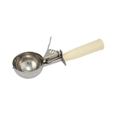 Winco Smallwares Each Winco ICD10 Stainless Steel Ice Cream Disher Size 10 with Ivory Handle | Denson CFE