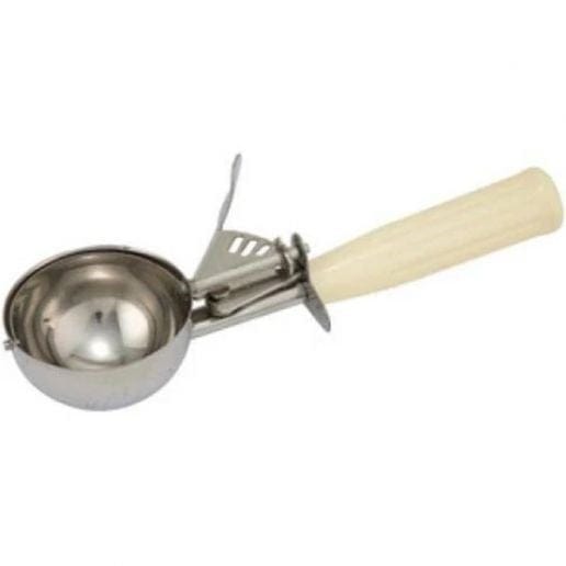 Winco Smallwares Each Winco ICD10 Stainless Steel Ice Cream Disher Size 10 with Ivory Handle | Denson CFE