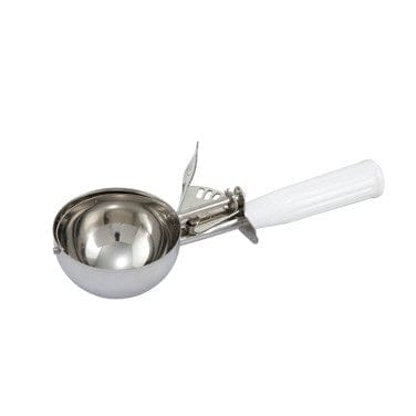 Winco Smallwares Each Winco ICD6 Ice Cream Disher 4 2/3 Ounces White Handle | Denson CFE