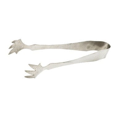 Winco Smallwares Each Winco ICT7 Textured Stainless Steel Ice Tongs 7 Inch | Denson CFE