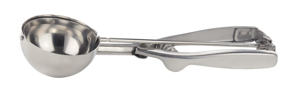 Winco Smallwares Each Winco ISS-10 Disher/Portioner 3-3/4 Oz. (Size 10) 2-5/8" Diameter | Denson CFE