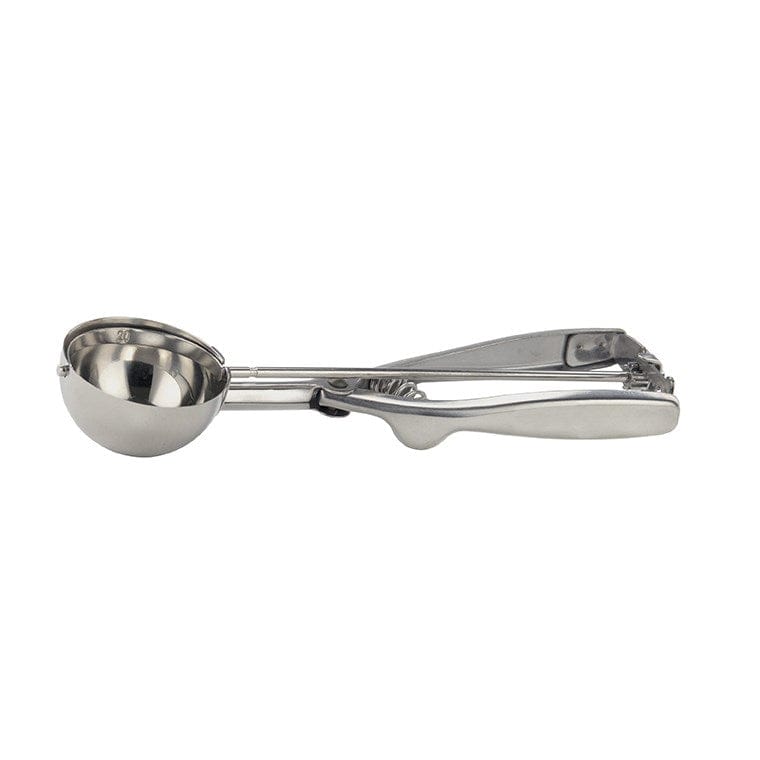 Winco Smallwares Each Winco ISS20 Round Squeeze Handle Disher Portion Scoop 2.5 Ounce for Precise Food Serving | Denson CFE