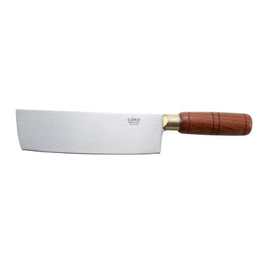 Winco Smallwares Each Winco KC-201R Chinese Cleaver with Stainless Steel Blade and Wooden Handle | Denson CFE