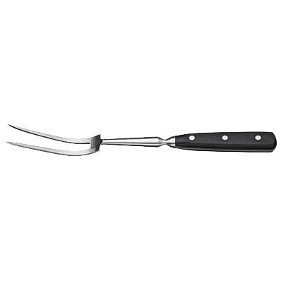 Winco Smallwares Each Winco KFP-140 Acero Forged Cook's Fork 14 Inch Full Tang Black POM Handle | Denson CFE