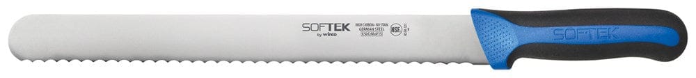 Winco Smallwares Each Winco KSTK-121 SofTek 12 Inch Wavy Edge Slicer with Soft Grip Handle | Denson CFE