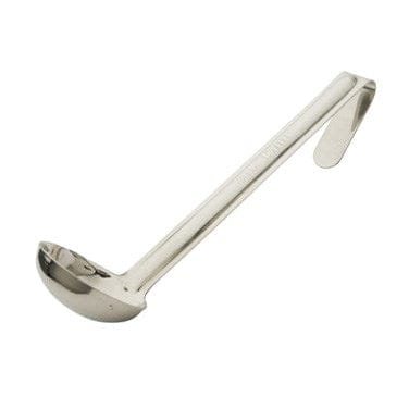 Winco Smallwares Each Winco LDI-05SH Stainless Steel 1/2 Ounce Ladle with 6 Inch Handle | Denson CFE