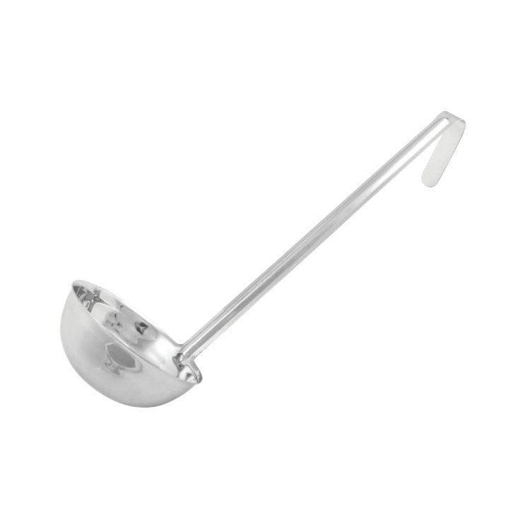 Winco Smallwares Each Winco LDI-12 12 Ounce One Piece Stainless Steel Ladle | Denson CFE