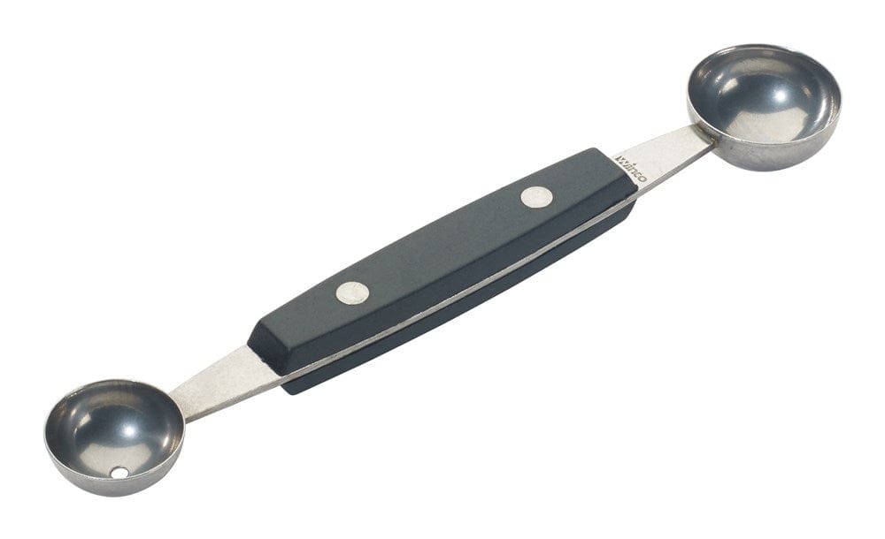 Winco Smallwares Each Winco MB-2P Melon Baller Double-Sided with Polypropylene Handle 26mm and 30mm Bowls | Denson CFE