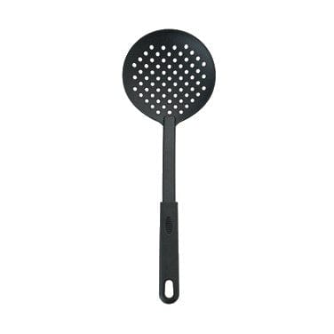 Winco Smallwares Each Winco NC-SK Heat Resistant Nylon Skimmer 13 Inch Overall Length 4 to 5 Inch Wide Bowl Black | Denson CFE